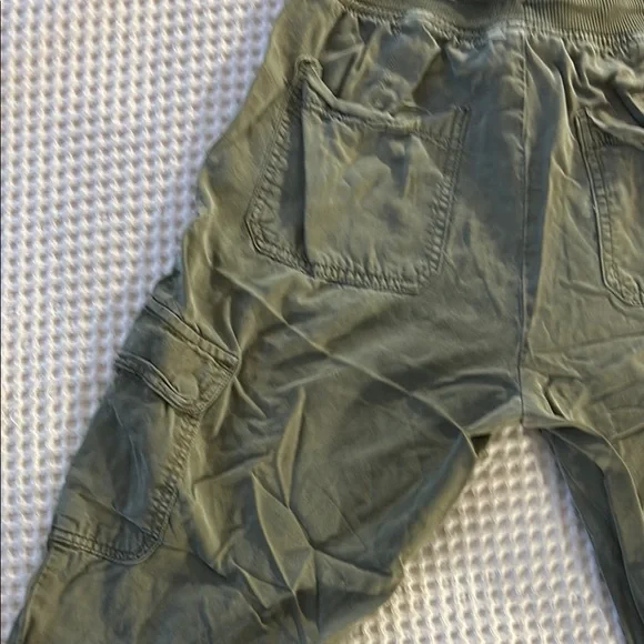 Olive Green Cargo Joggers - Picture 5 of 7